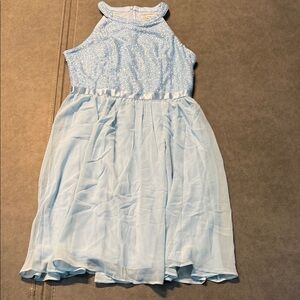 Charming Light Blue Party Dress